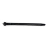 FRAPS STRAPS black 400mm Grip Ties strap with Alma running dog logo on white